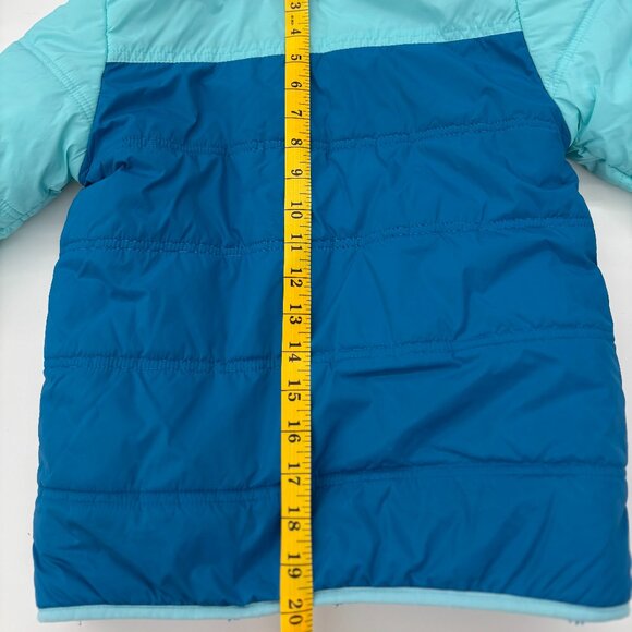 Eddie Bauer Girls' Lightweight Reversible Hooded Fleece Jacket Girls M 7/8 - Picture 13 of 13